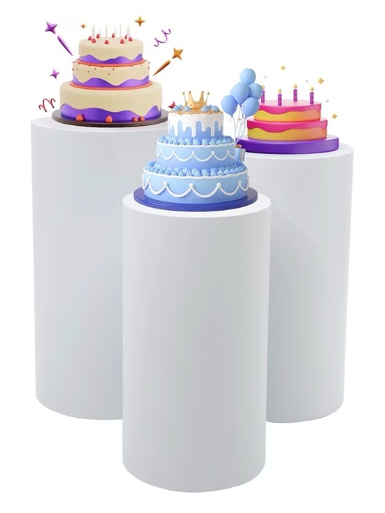 Other - Blue Multi-Tier Party Cake Centerpiece Decor
